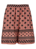 Dolce & Gabbana Dolce & Gabbana Multicolor Silk Bermuda Shorts