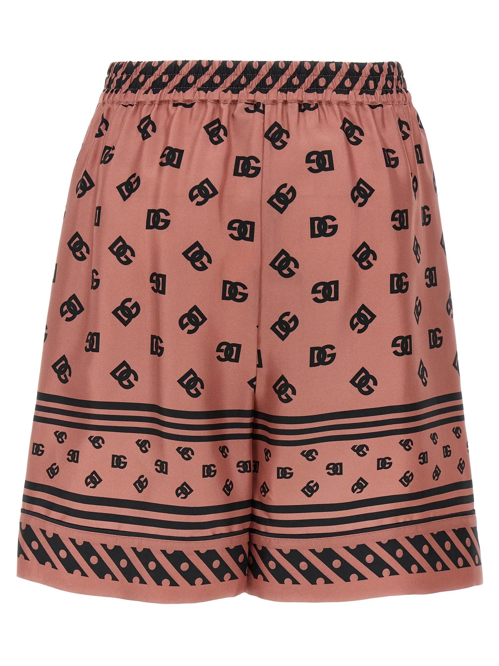 Dolce & Gabbana Dolce & Gabbana Multicolor Silk Bermuda Shorts