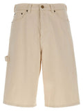A.P.C. Beige Cotton Bermuda Shorts