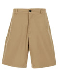 Department 5 Beige Cotton Bermuda Shorts
