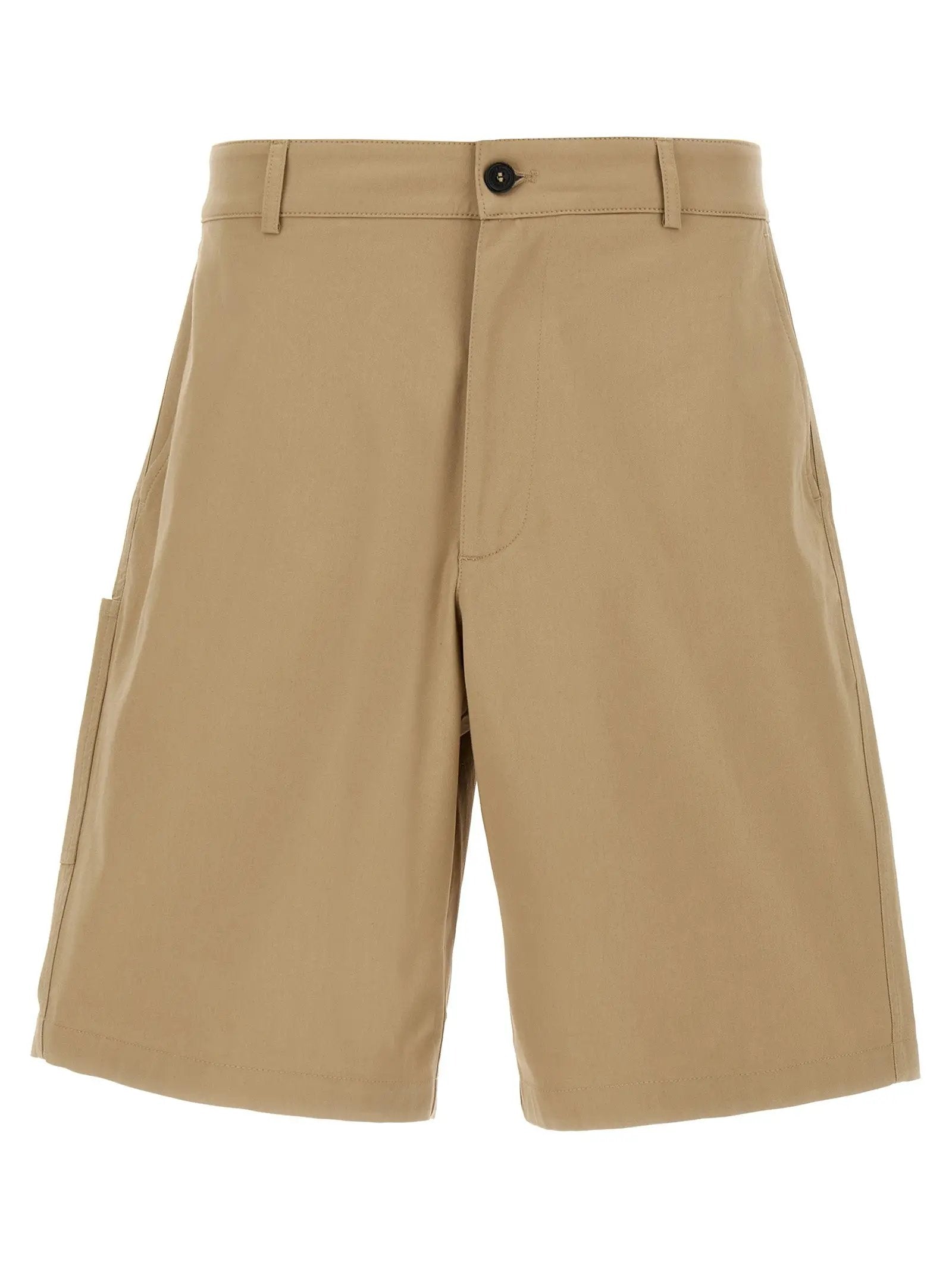 Department 5 Beige Cotton Bermuda Shorts