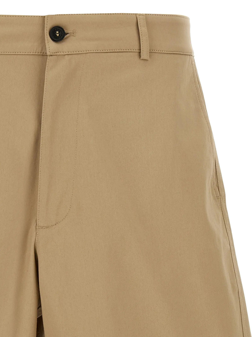 Department 5 Beige Cotton Bermuda Shorts