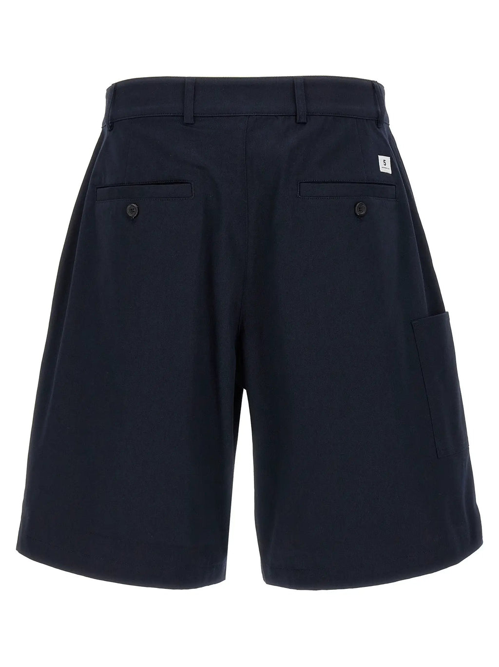 Department 5 Blue Cotton Bermuda Shorts