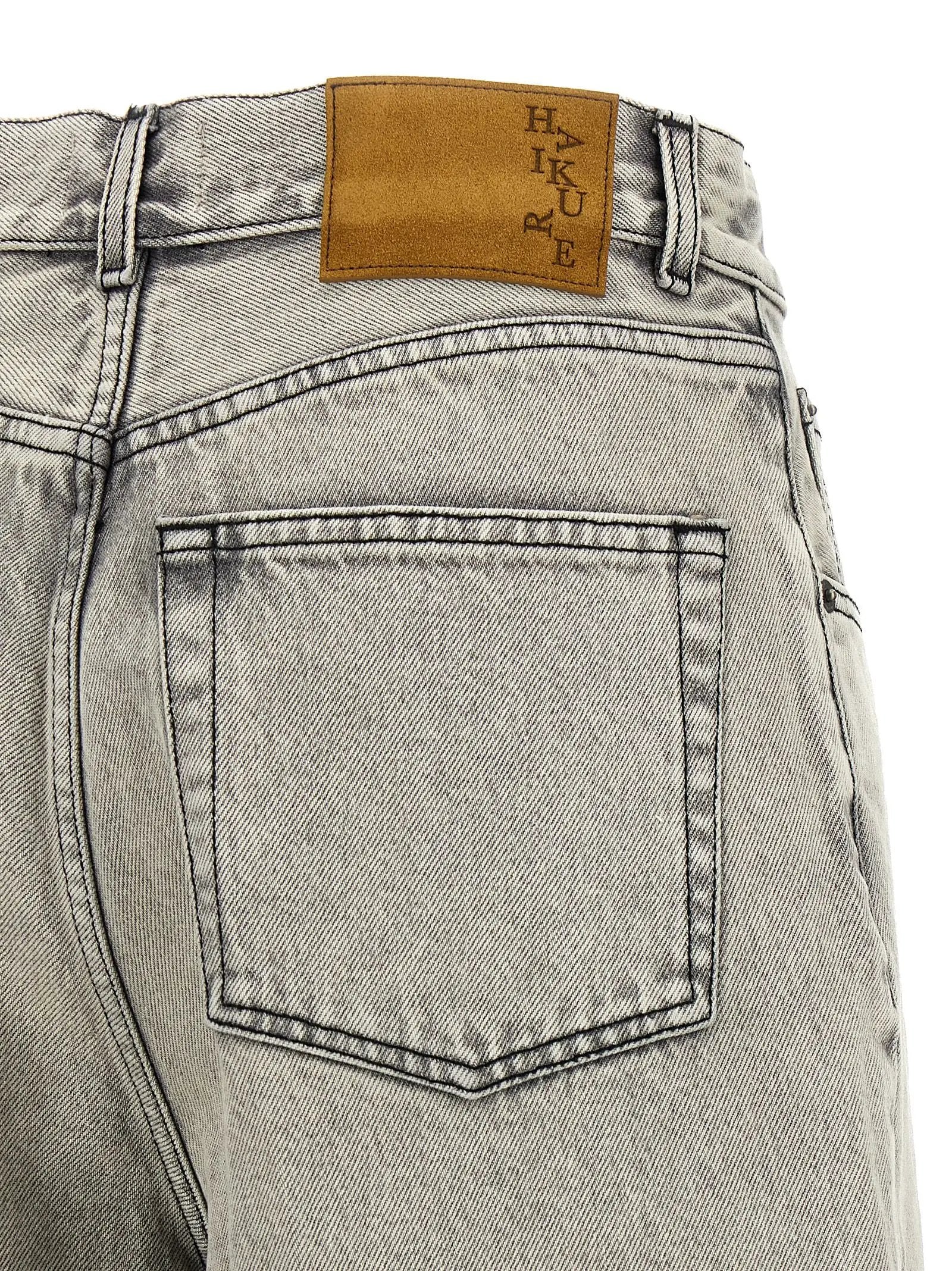 Haikure White Cotton Bermuda Shorts