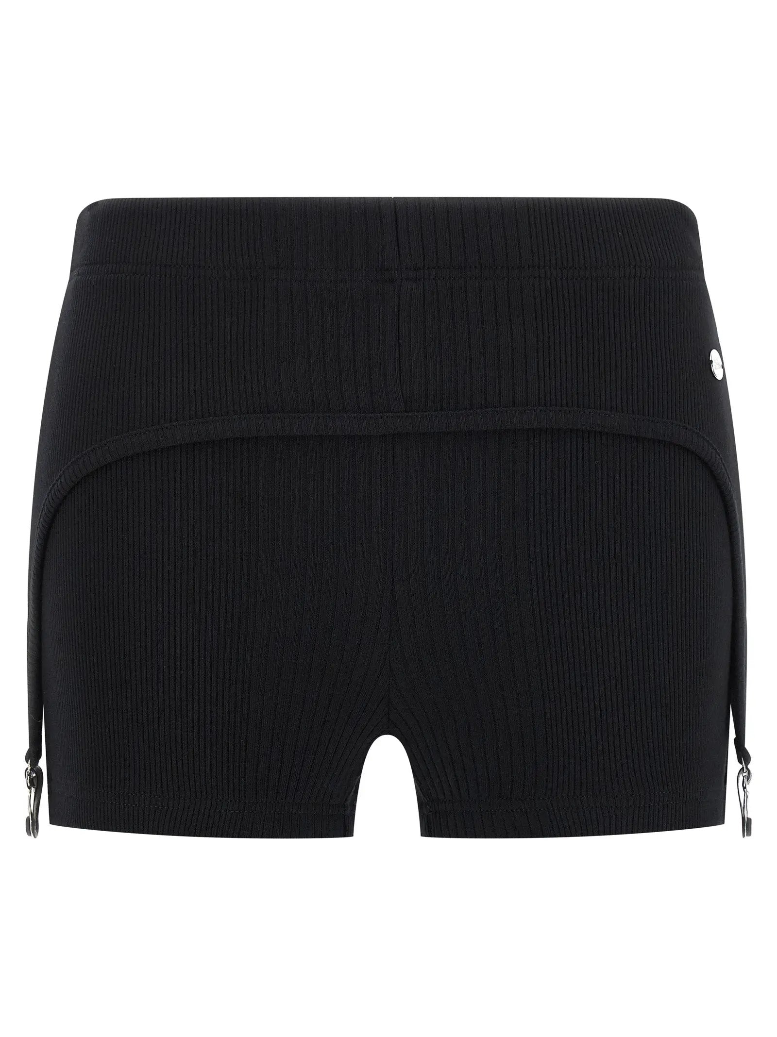 Jean Paul Gaultier Jean Paul Gaultier Black Cotton Bermuda Shorts