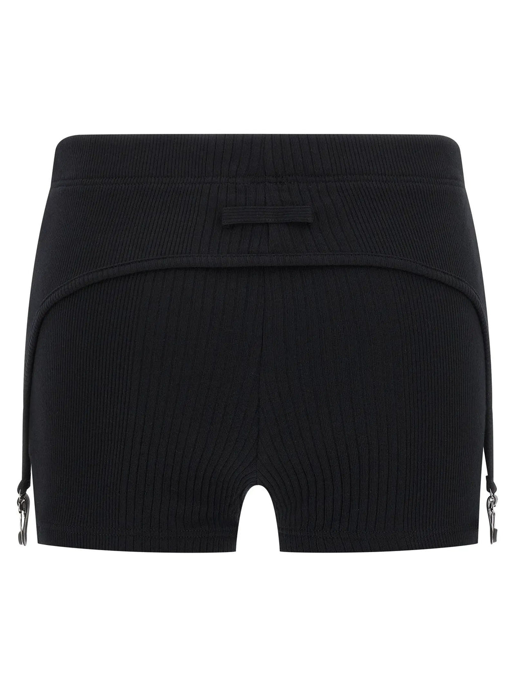 Jean Paul Gaultier Jean Paul Gaultier Black Cotton Bermuda Shorts