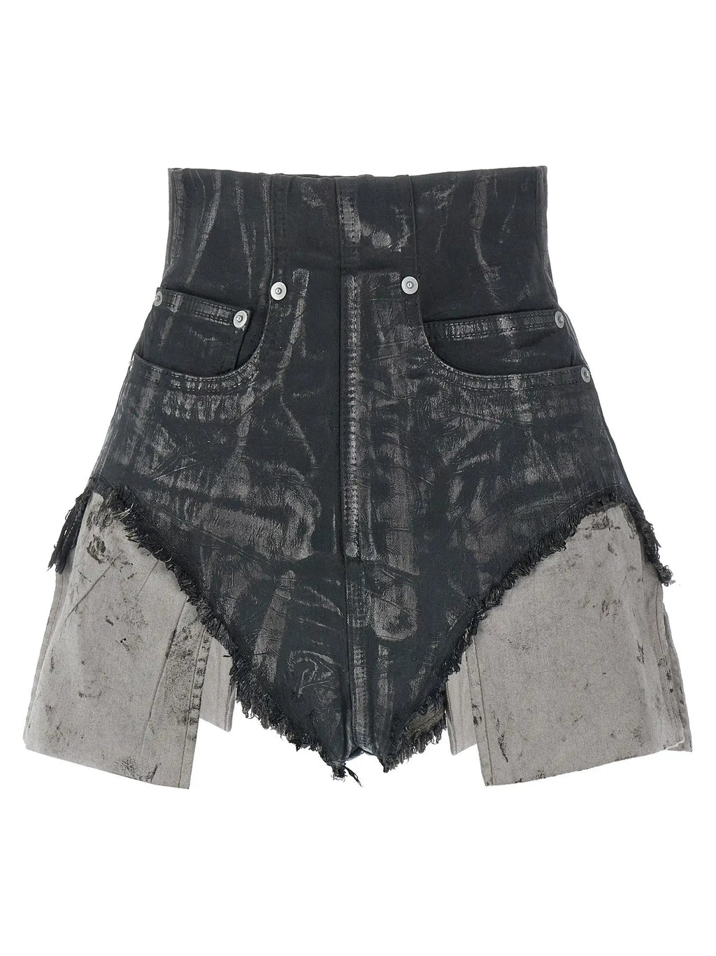 DRKSHDW Brown Cotton Bermuda Shorts