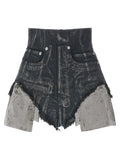 DRKSHDW Brown Cotton Bermuda Shorts