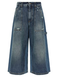 Dolce & Gabbana Blue Cotton Bermuda Shorts