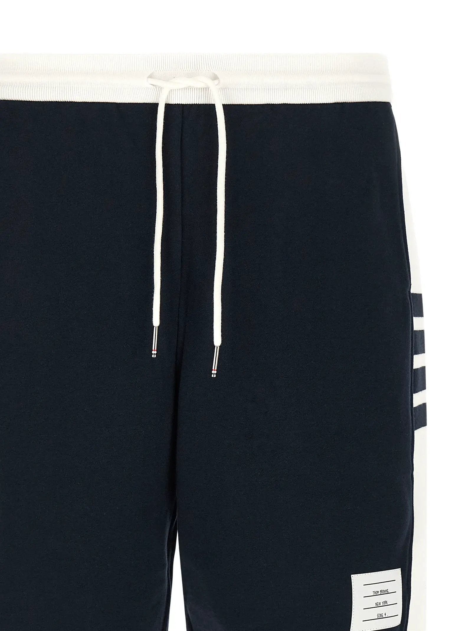 Thom Browne Blue Cotton Bermuda Shorts