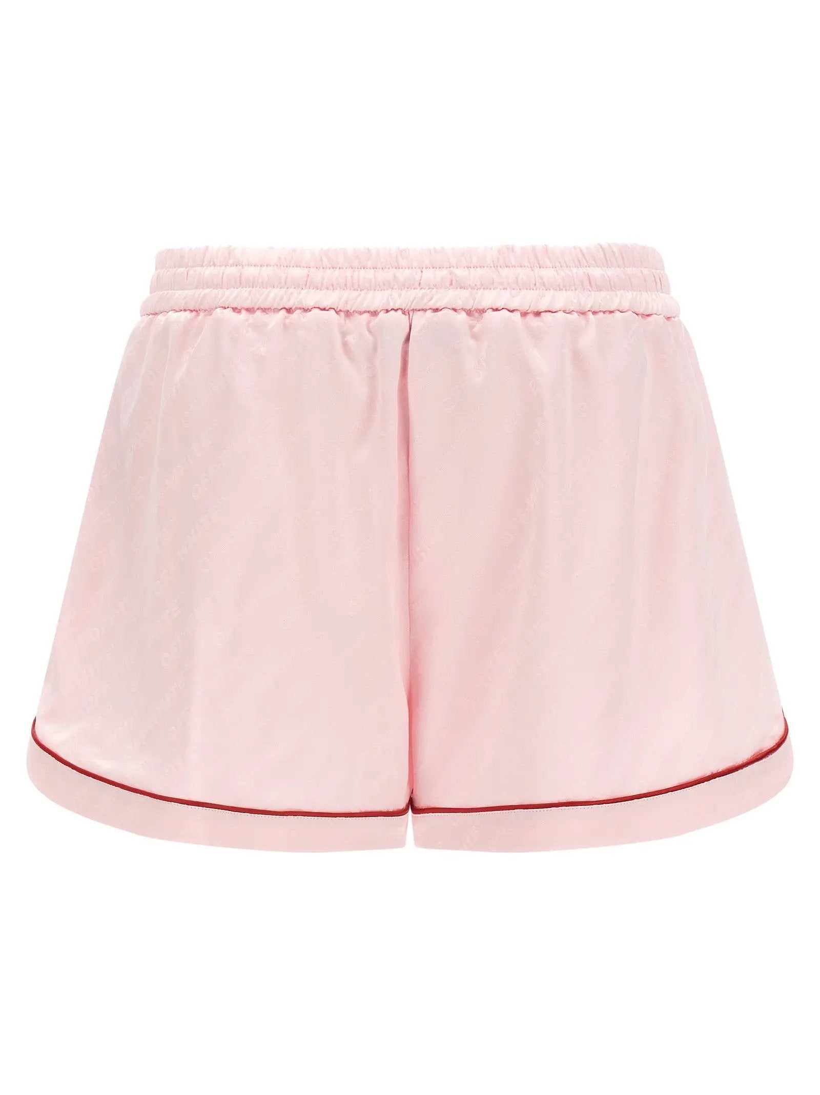 Off-White Multicolor Viscose Bermuda Shorts