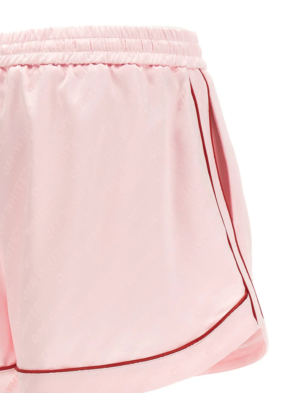Off-White Multicolor Viscose Bermuda Shorts