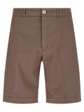 Brunello Cucinelli Brown Cotton Bermuda Shorts