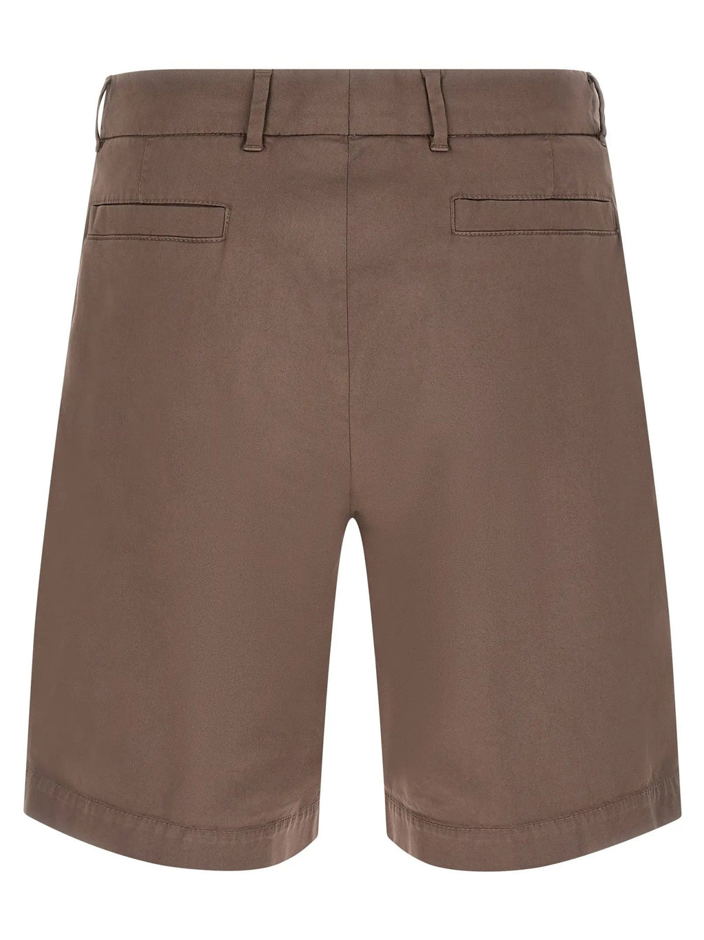 Brunello Cucinelli Brown Cotton Bermuda Shorts