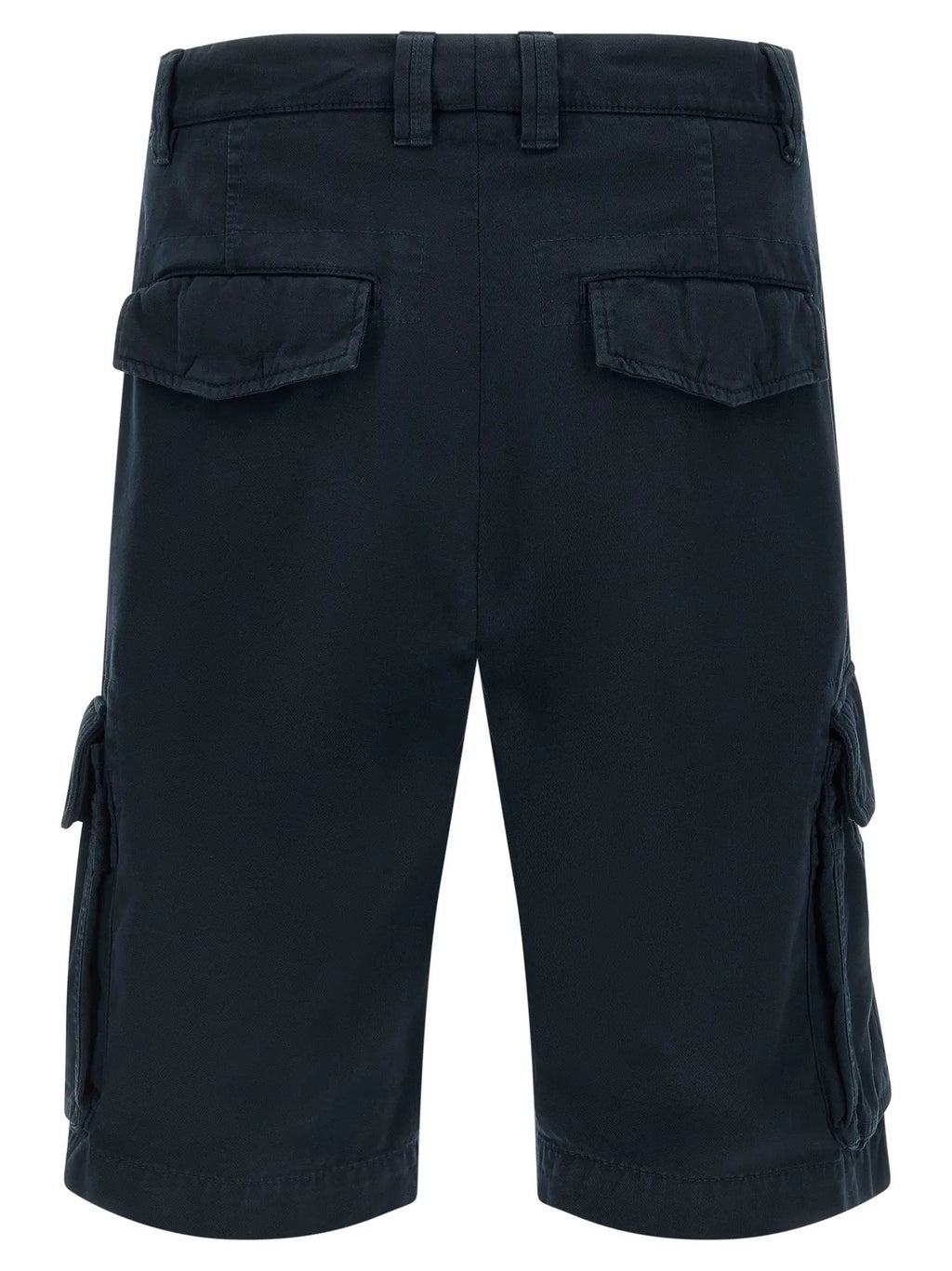 Brunello Cucinelli Blue Cotton Bermuda Shorts
