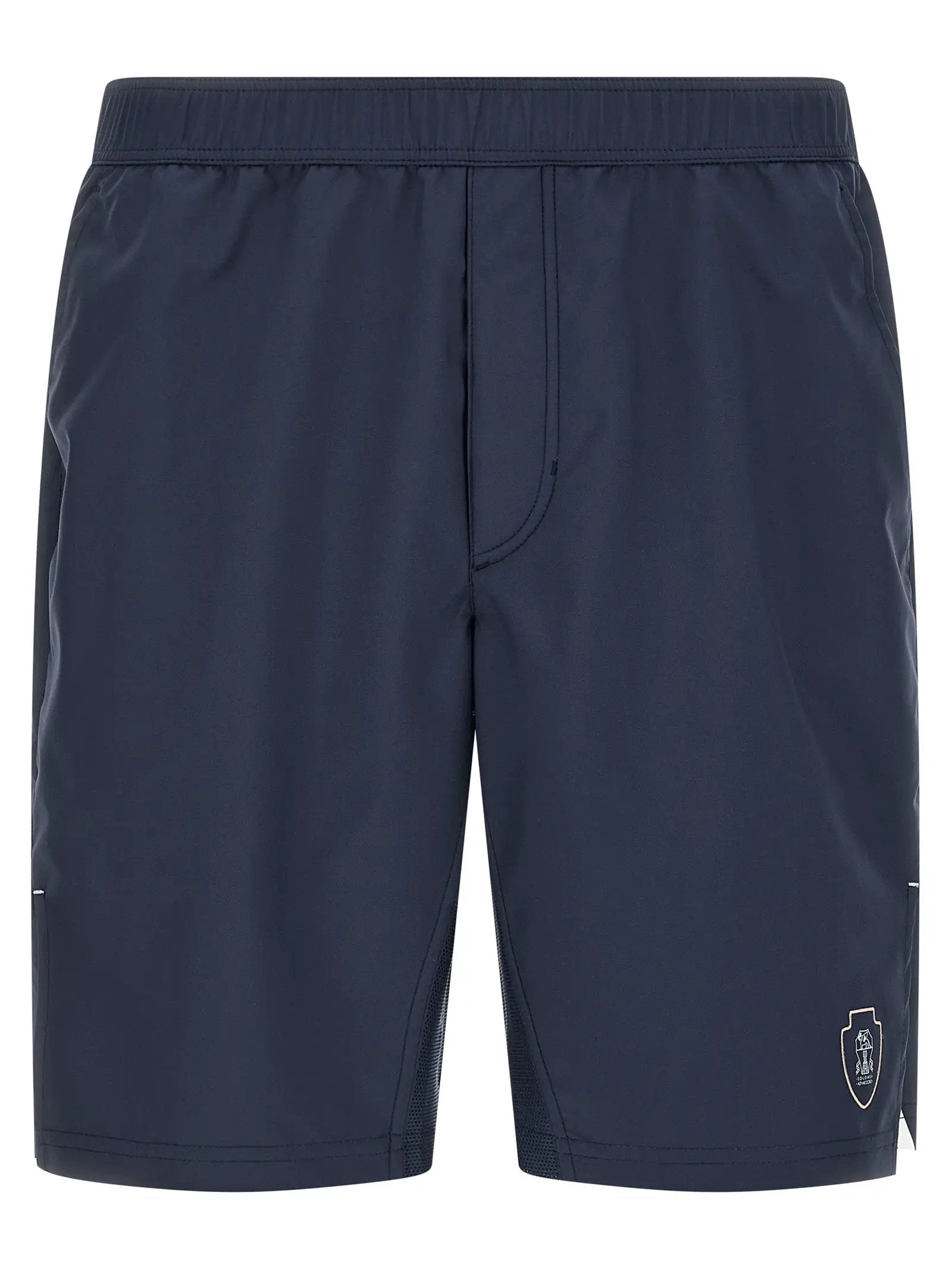 Brunello Cucinelli Blue Polyester Bermuda Shorts