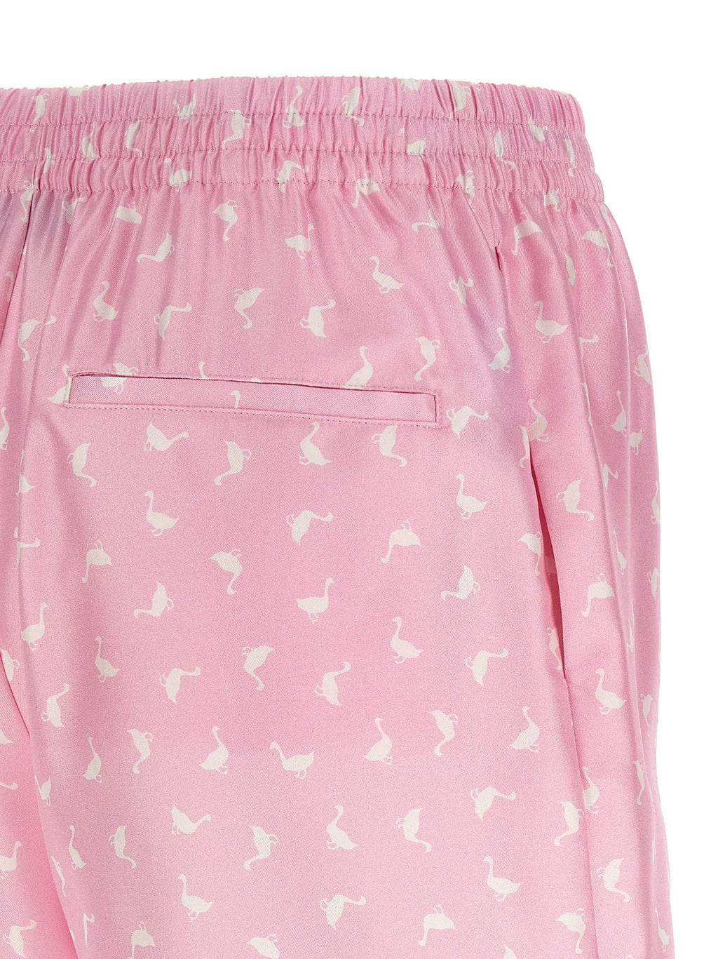 Moschino Multicolor Silk Bermuda Shorts