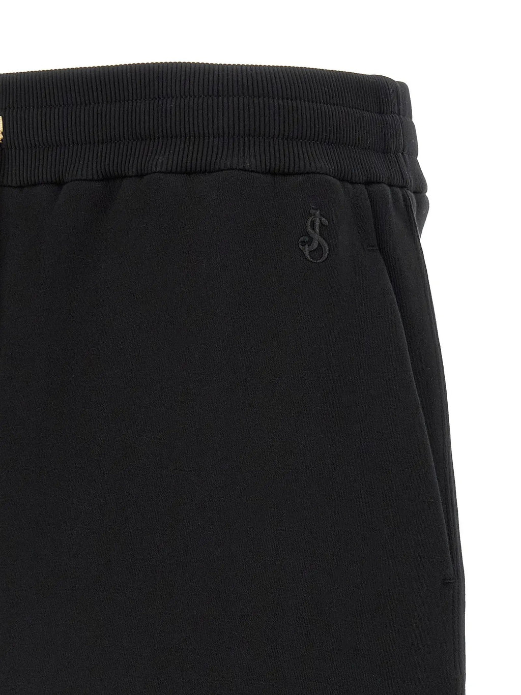 Jil Sander Black Cotton Bermuda Shorts