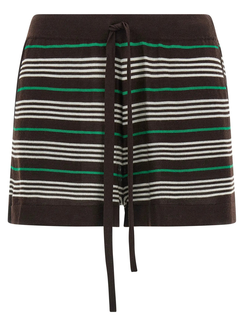 P.A.R.O.S.H. Brown Wool Bermuda Shorts