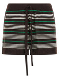 P.A.R.O.S.H. Brown Wool Bermuda Shorts