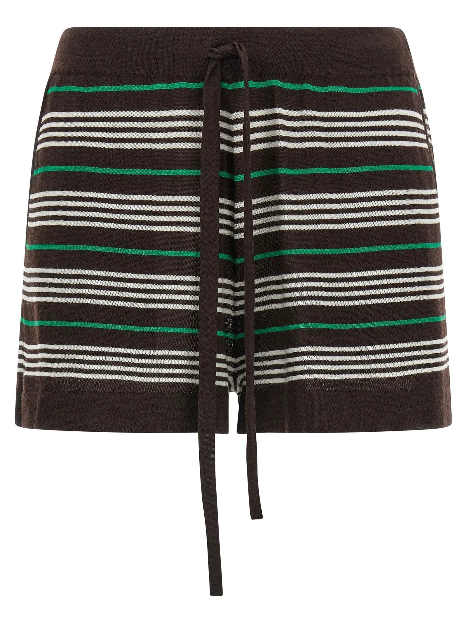 P.A.R.O.S.H. Brown Wool Bermuda Shorts