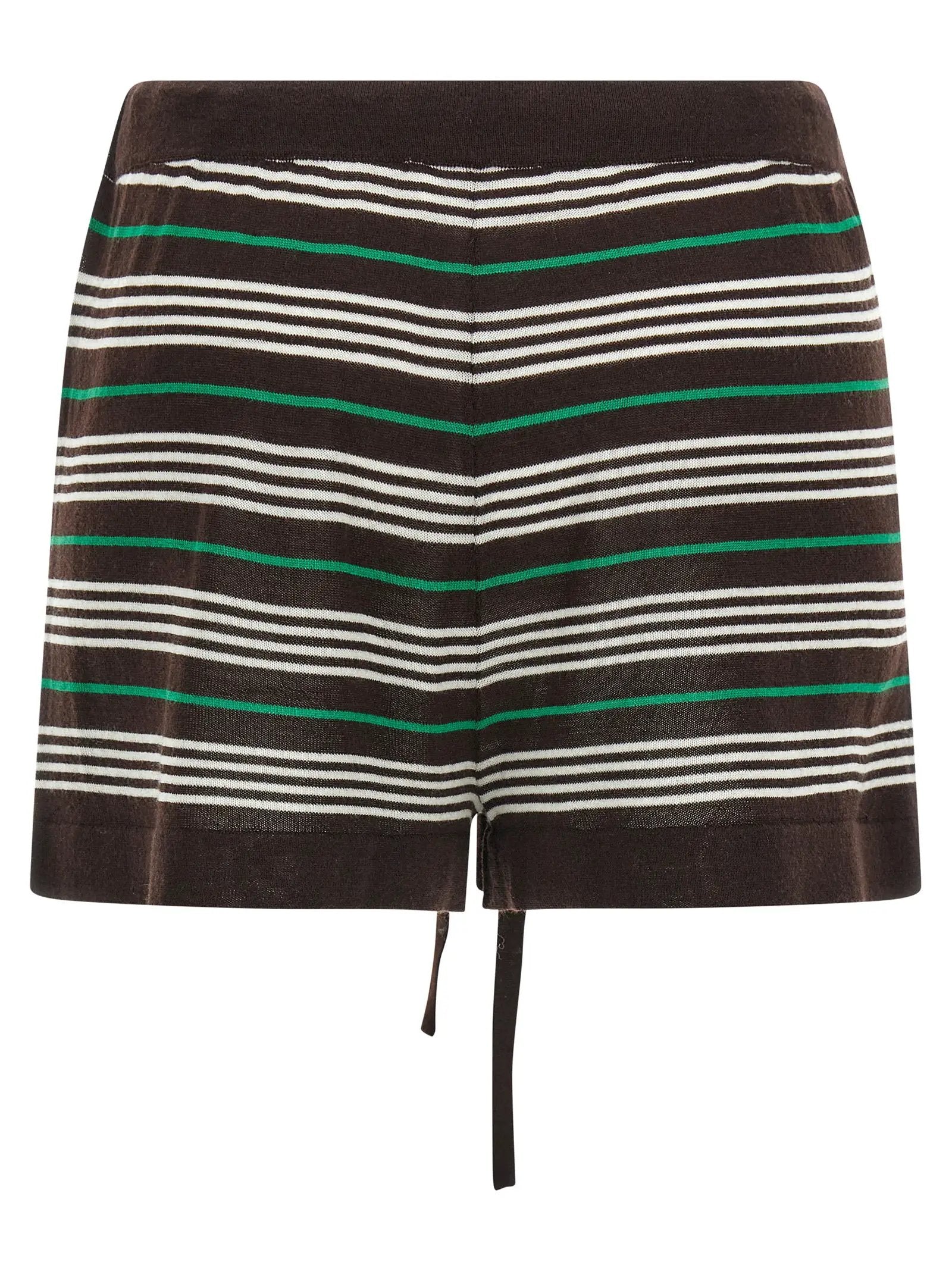 P.A.R.O.S.H. Brown Wool Bermuda Shorts