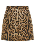 Dolce & Gabbana Brown Cotton Bermuda Shorts