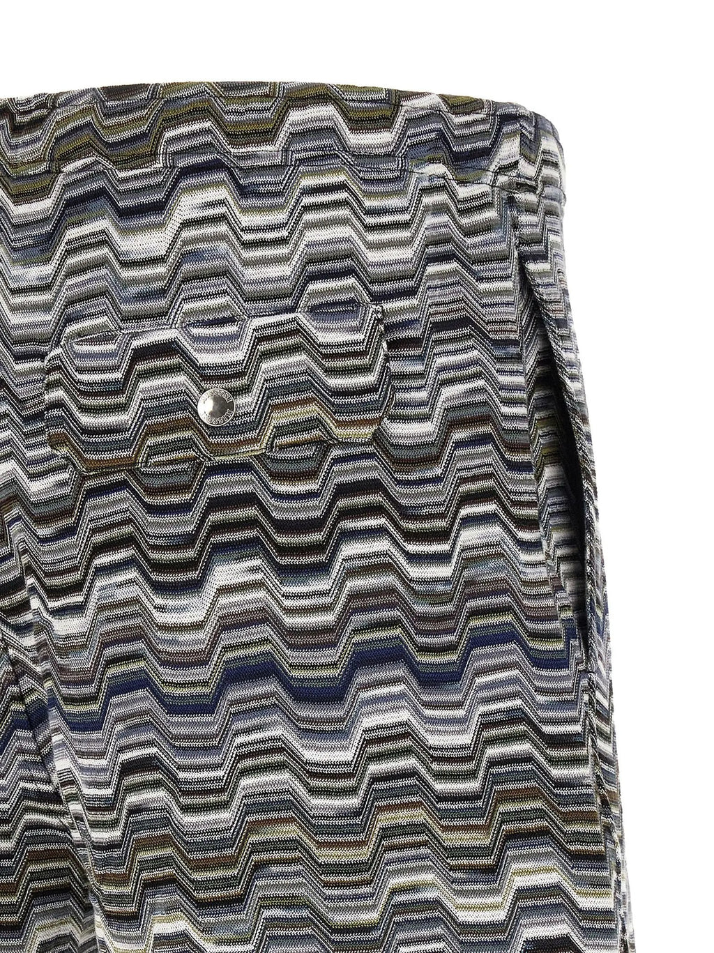 Missoni Bicolor Cotton Bermuda Shorts