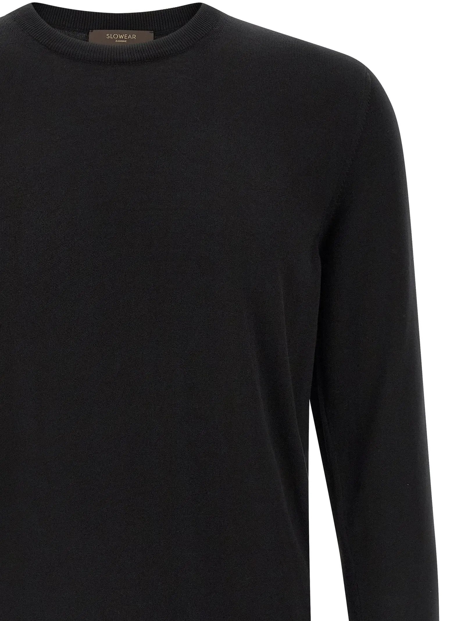 ZANONE Black Cotton Cardigan