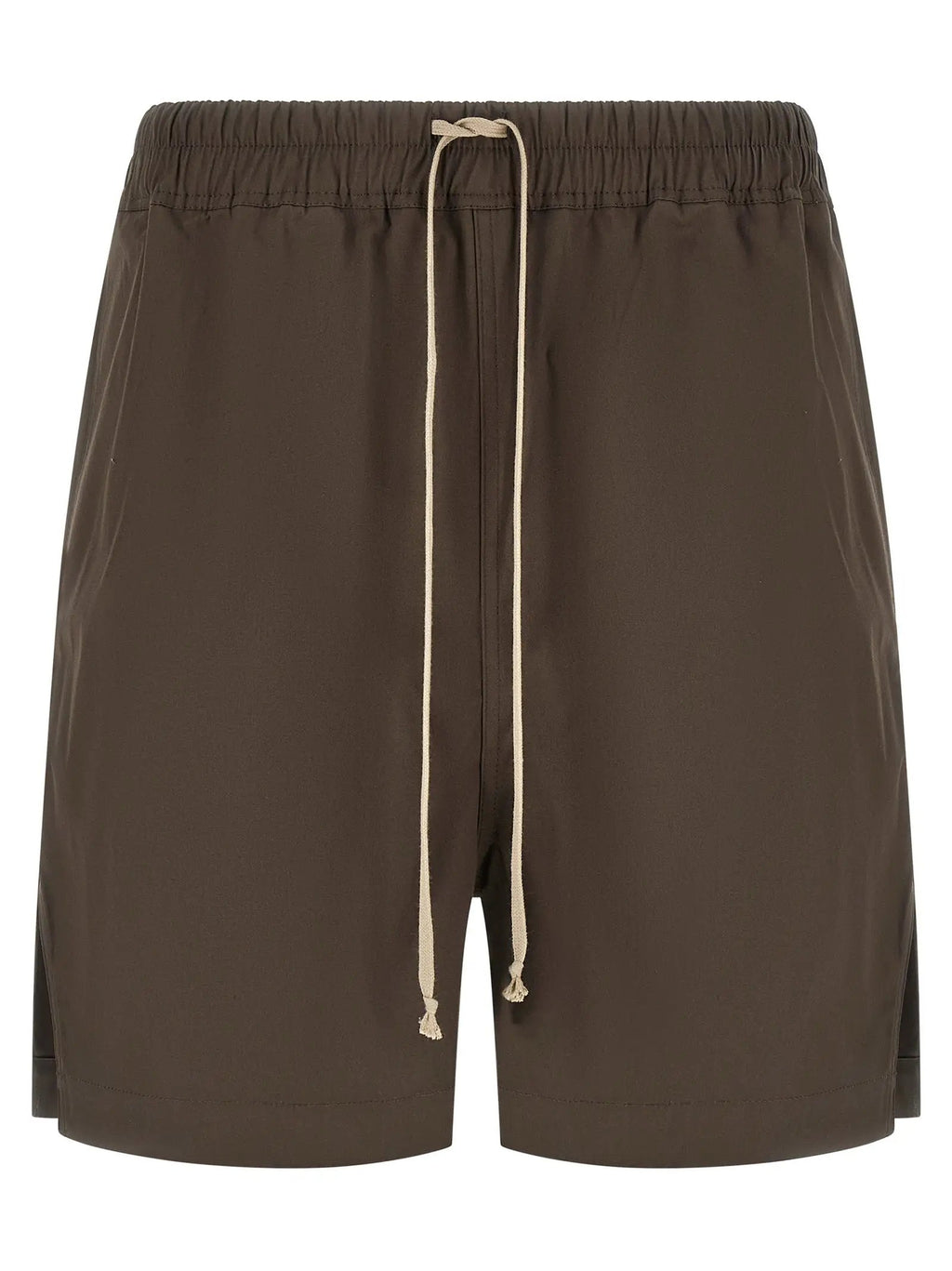 Rick Owens Brown Cotton Bermuda Shorts