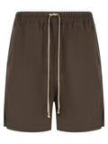 Rick Owens Brown Cotton Bermuda Shorts