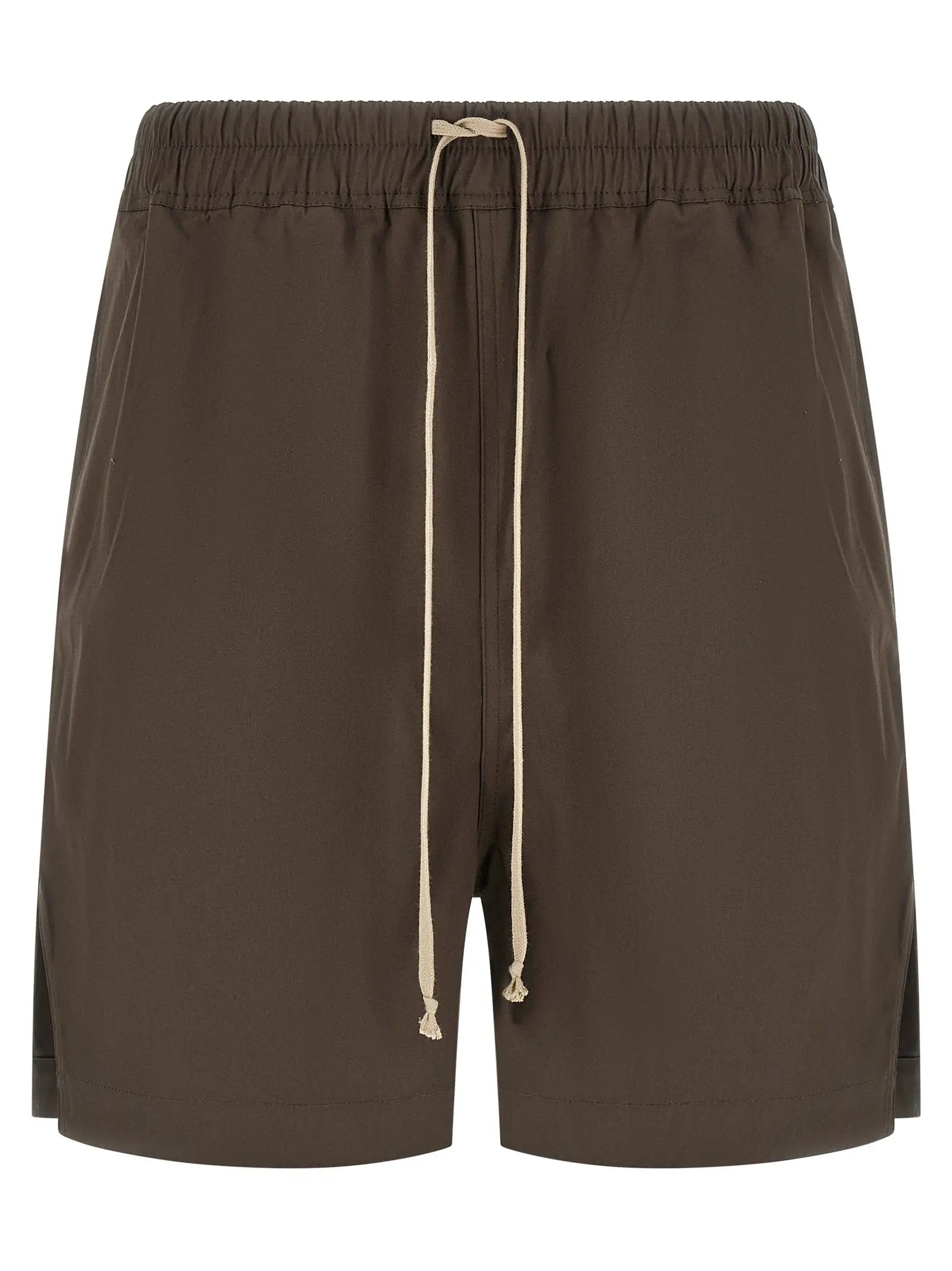 Rick Owens Brown Cotton Bermuda Shorts