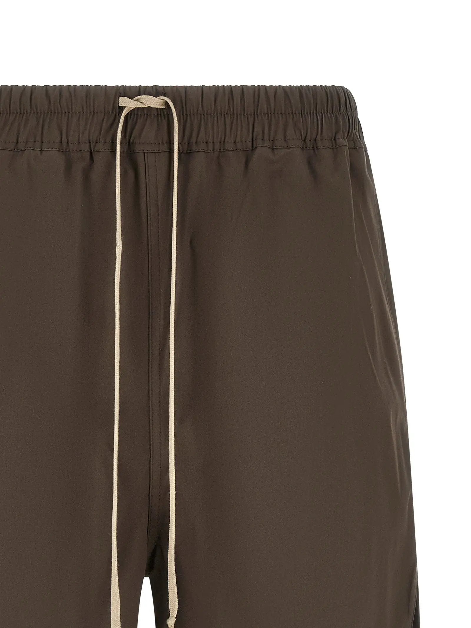 Rick Owens Brown Cotton Bermuda Shorts