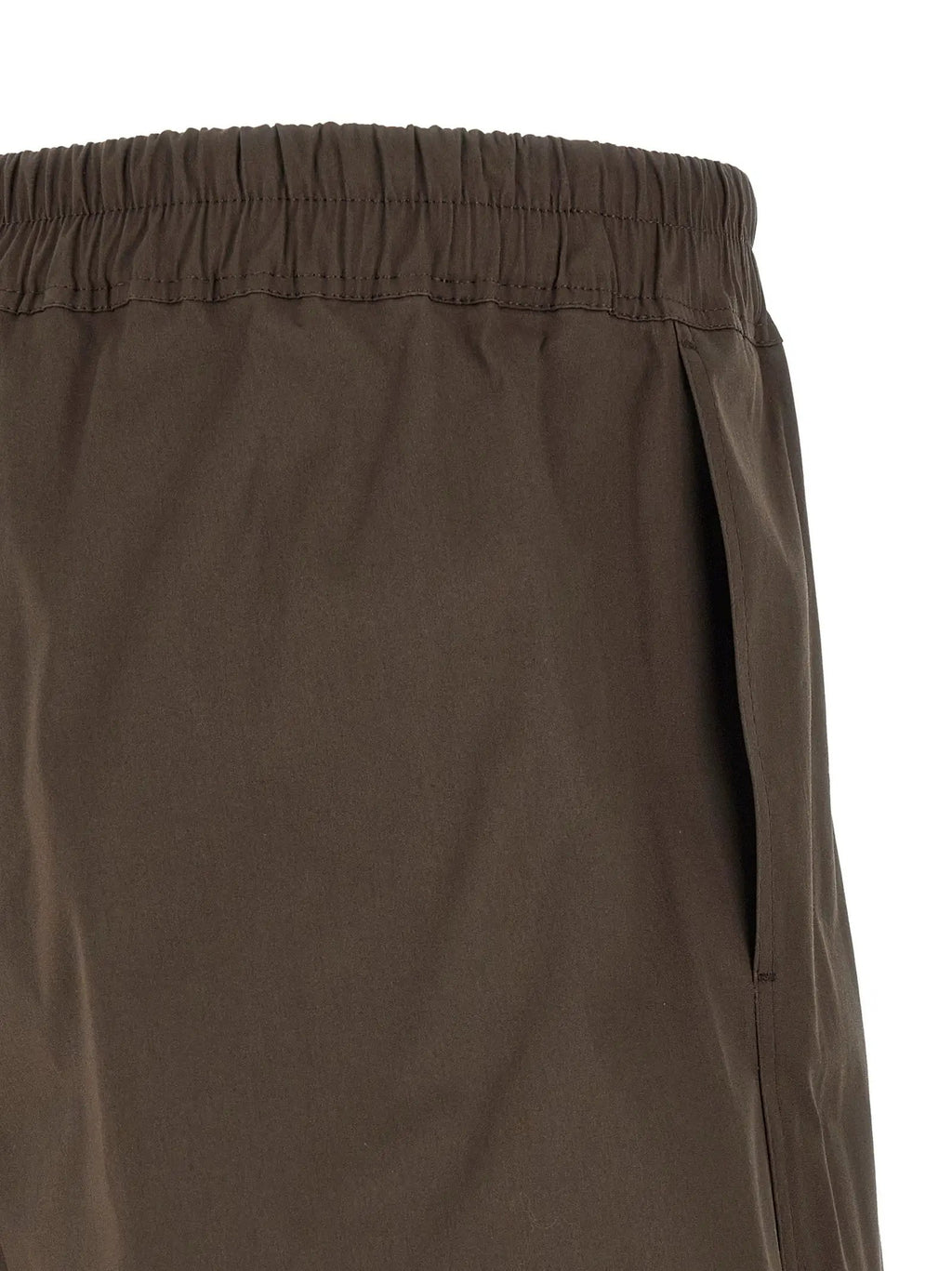 Rick Owens Brown Cotton Bermuda Shorts
