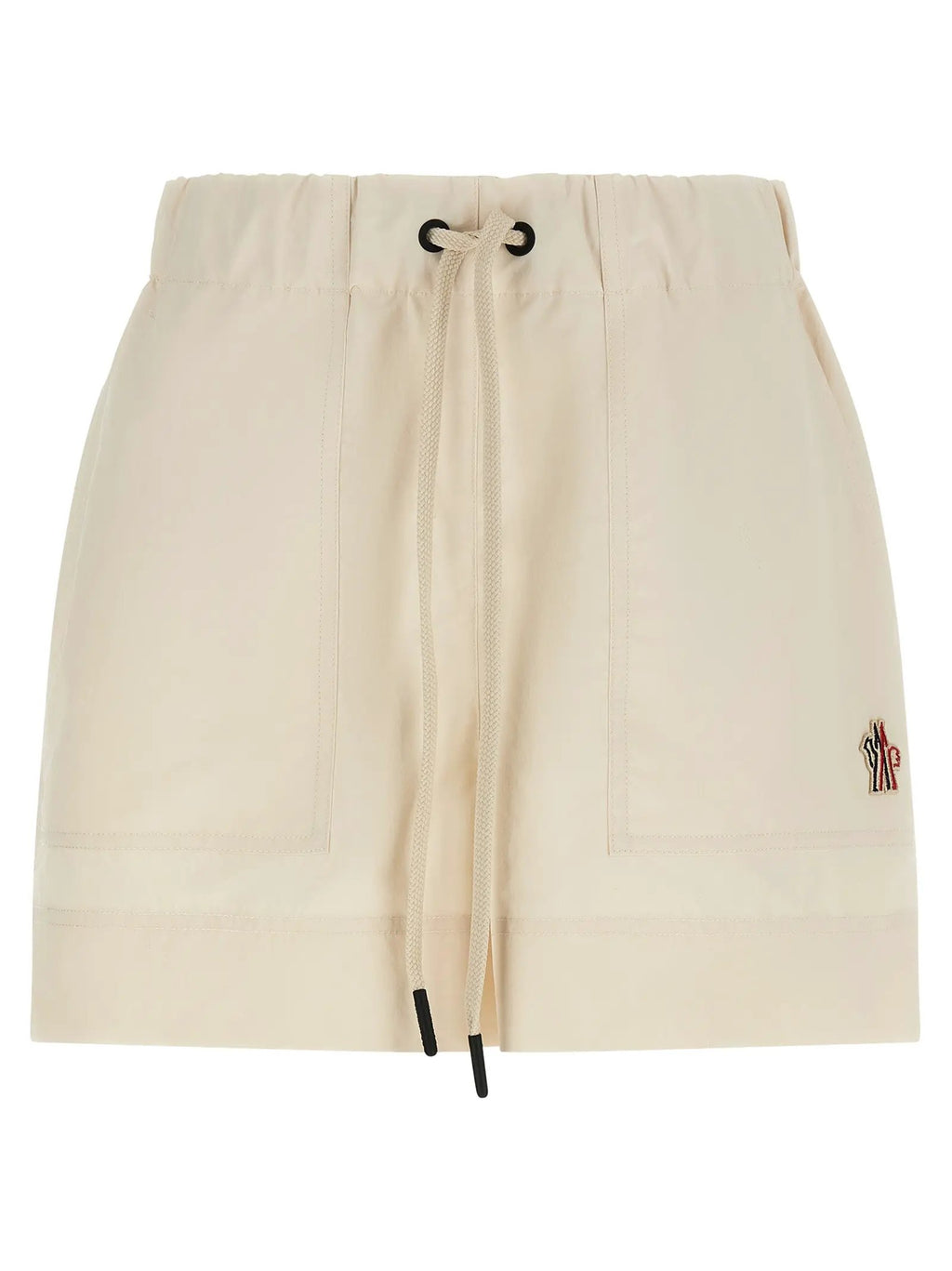 Moncler Grenoble White Polyester Bermuda Shorts