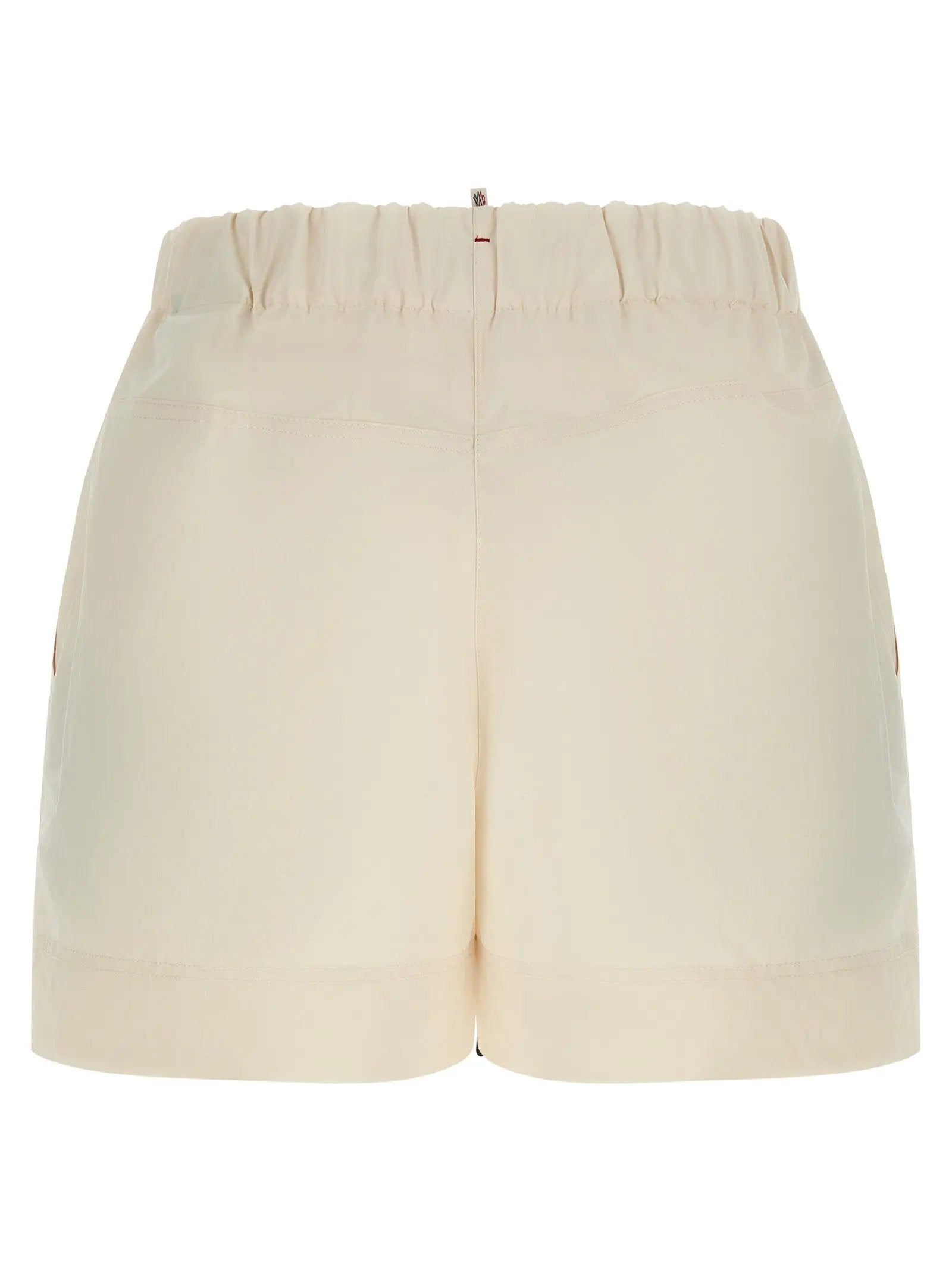 Moncler Grenoble White Polyester Bermuda Shorts