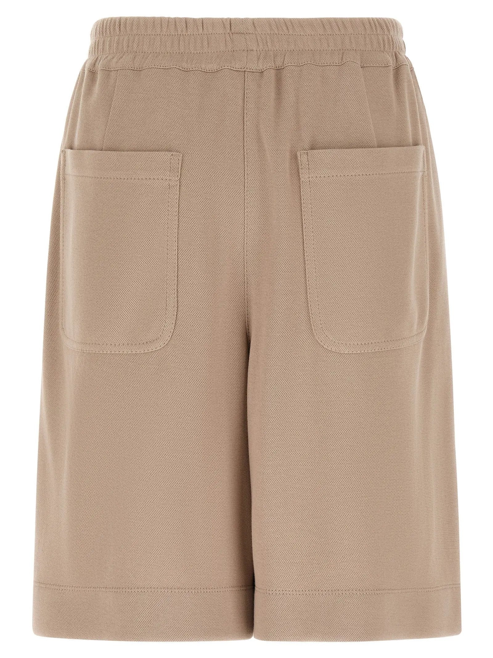Brunello Cucinelli Brown Cotton Bermuda Shorts