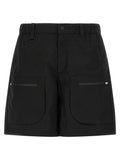 LAMINAR Black Polyamide Bermuda Shorts