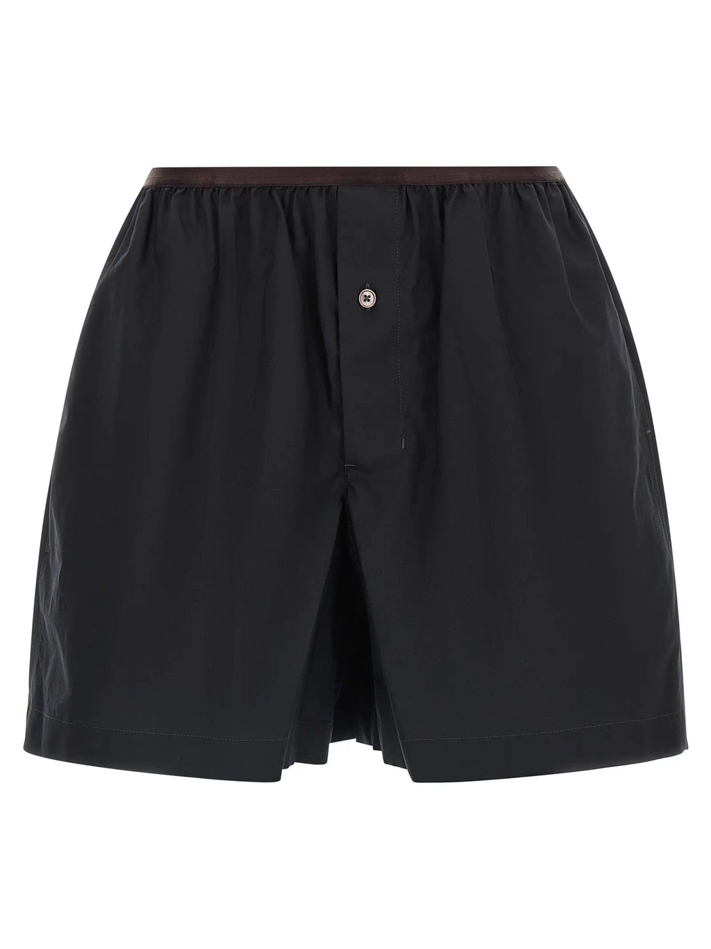 Lemaire Gray Cotton Bermuda Shorts