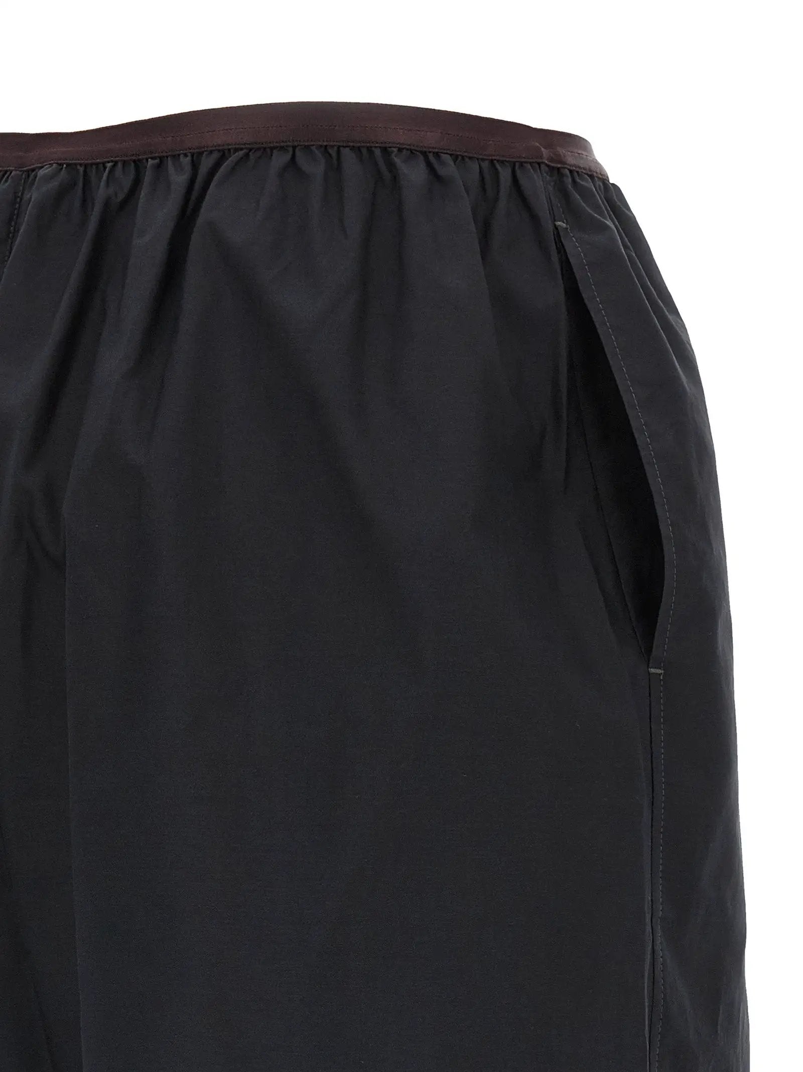 Lemaire Gray Cotton Bermuda Shorts