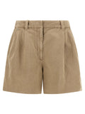 Brunello Cucinelli Beige Cotton Bermuda Shorts