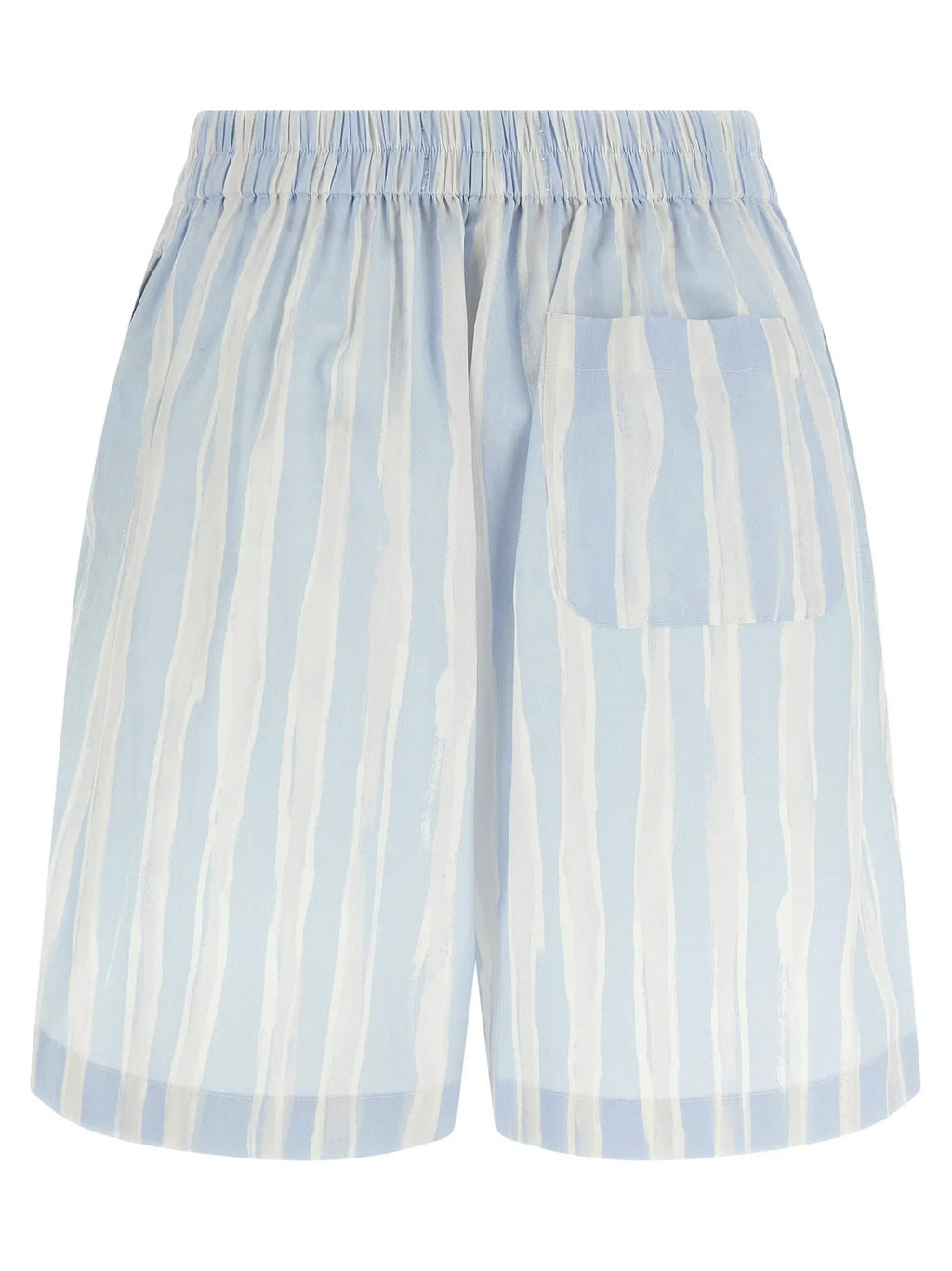 Jacquemus Blue Linen Bermuda Shorts
