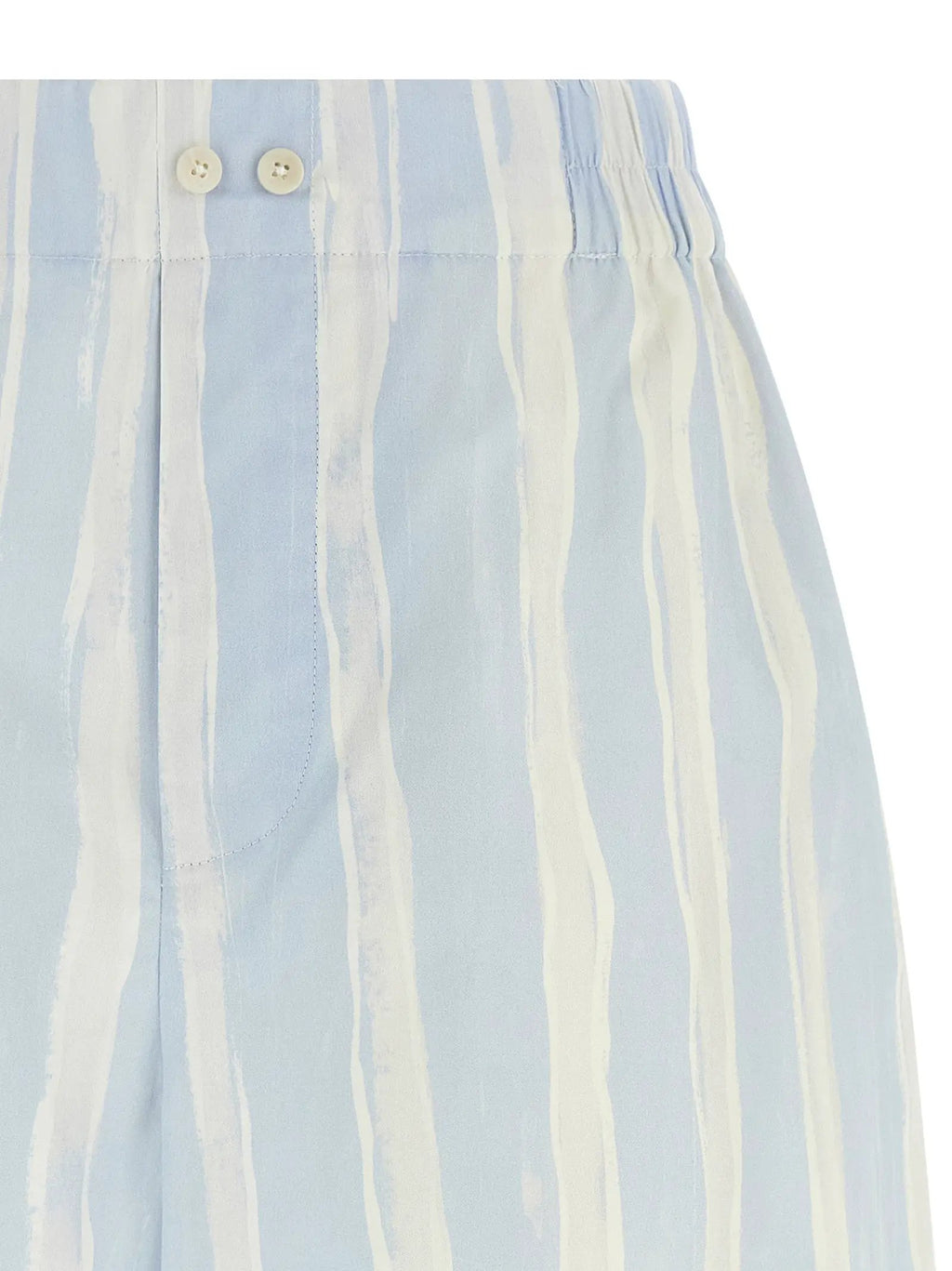 Jacquemus Blue Linen Bermuda Shorts