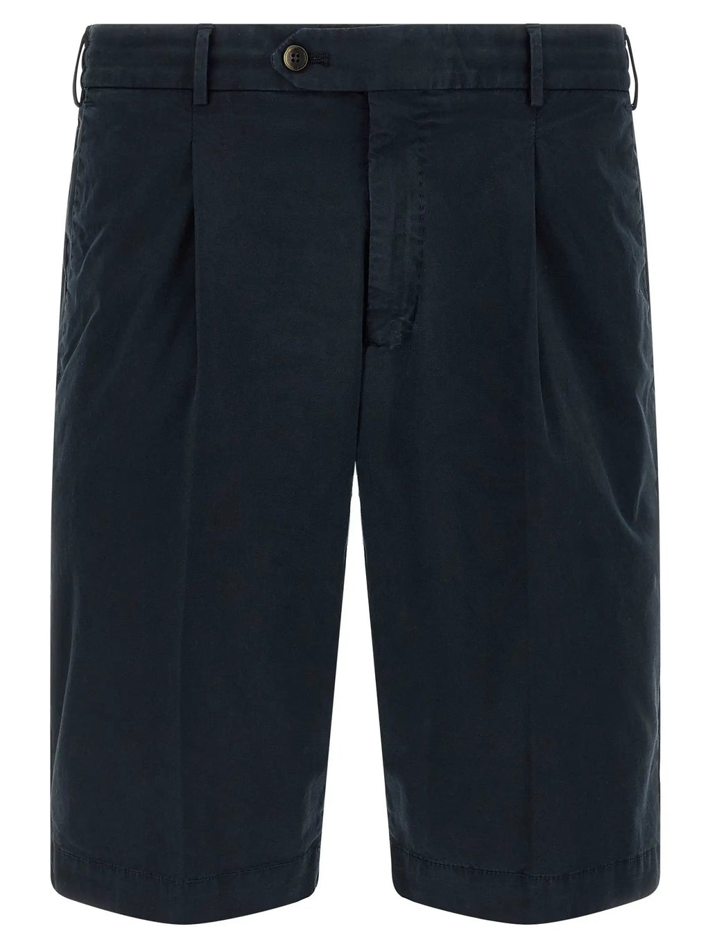 PT Torino Blue Cotton Bermuda Shorts