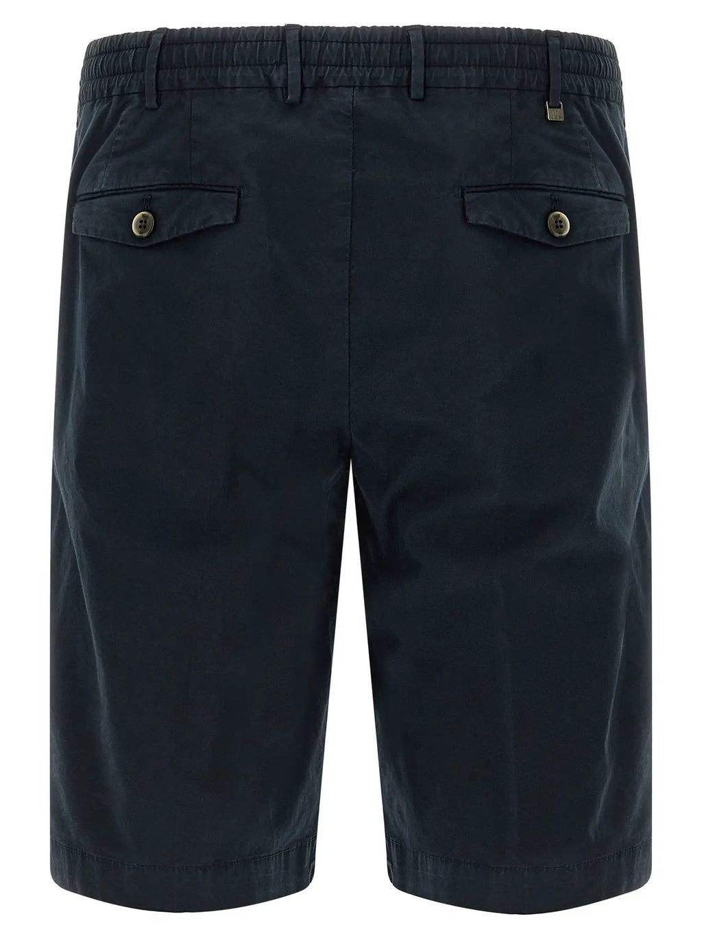 PT Torino Blue Cotton Bermuda Shorts