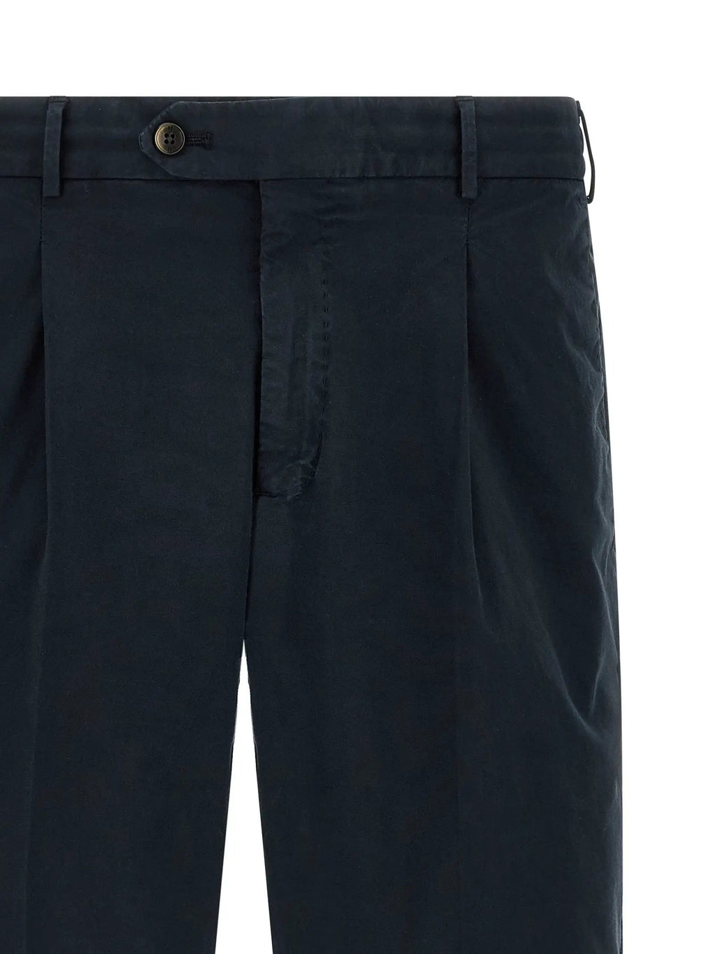 PT Torino Blue Cotton Bermuda Shorts