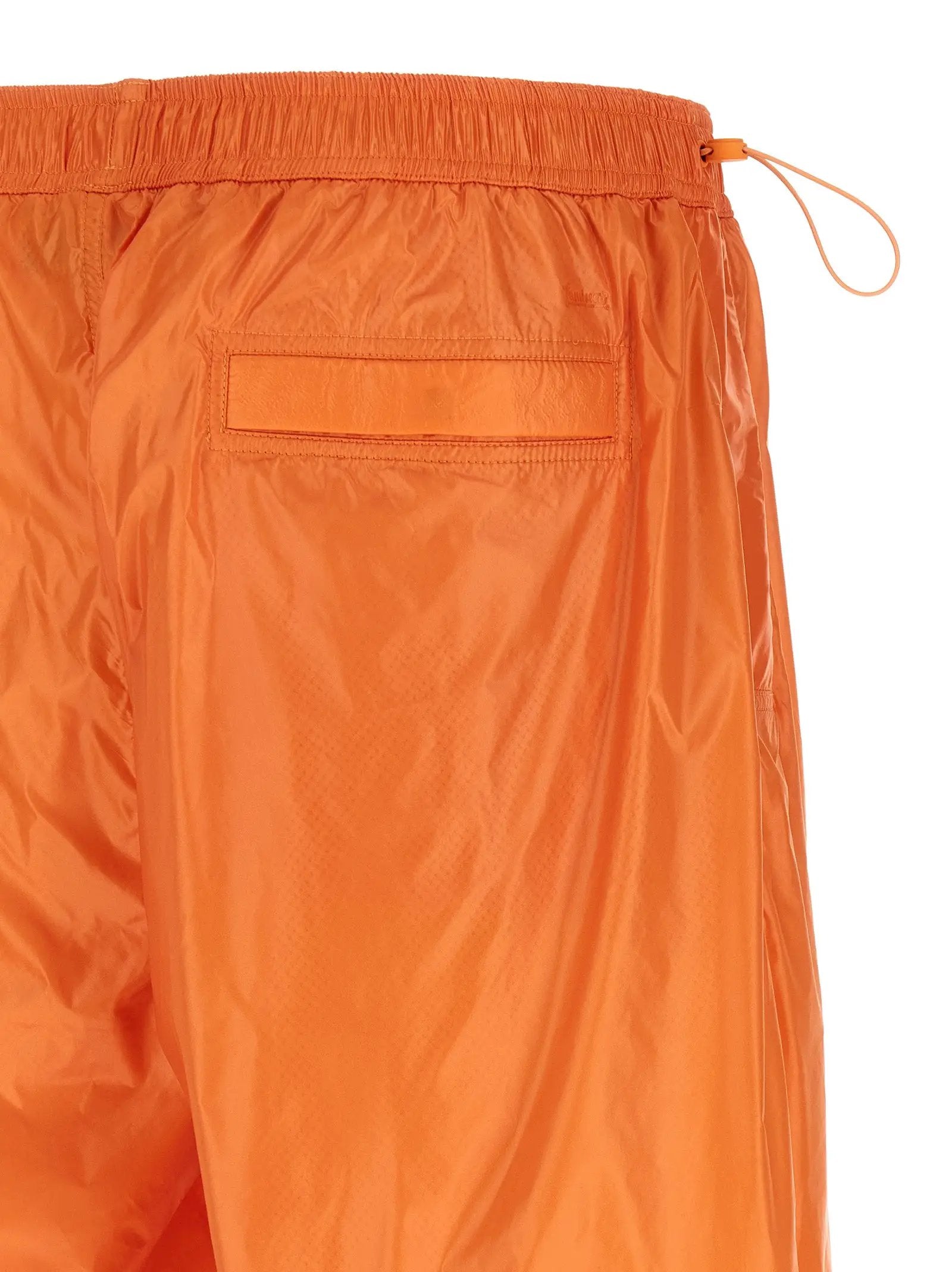 LAMINAR Orange Polyamide Bermuda Shorts