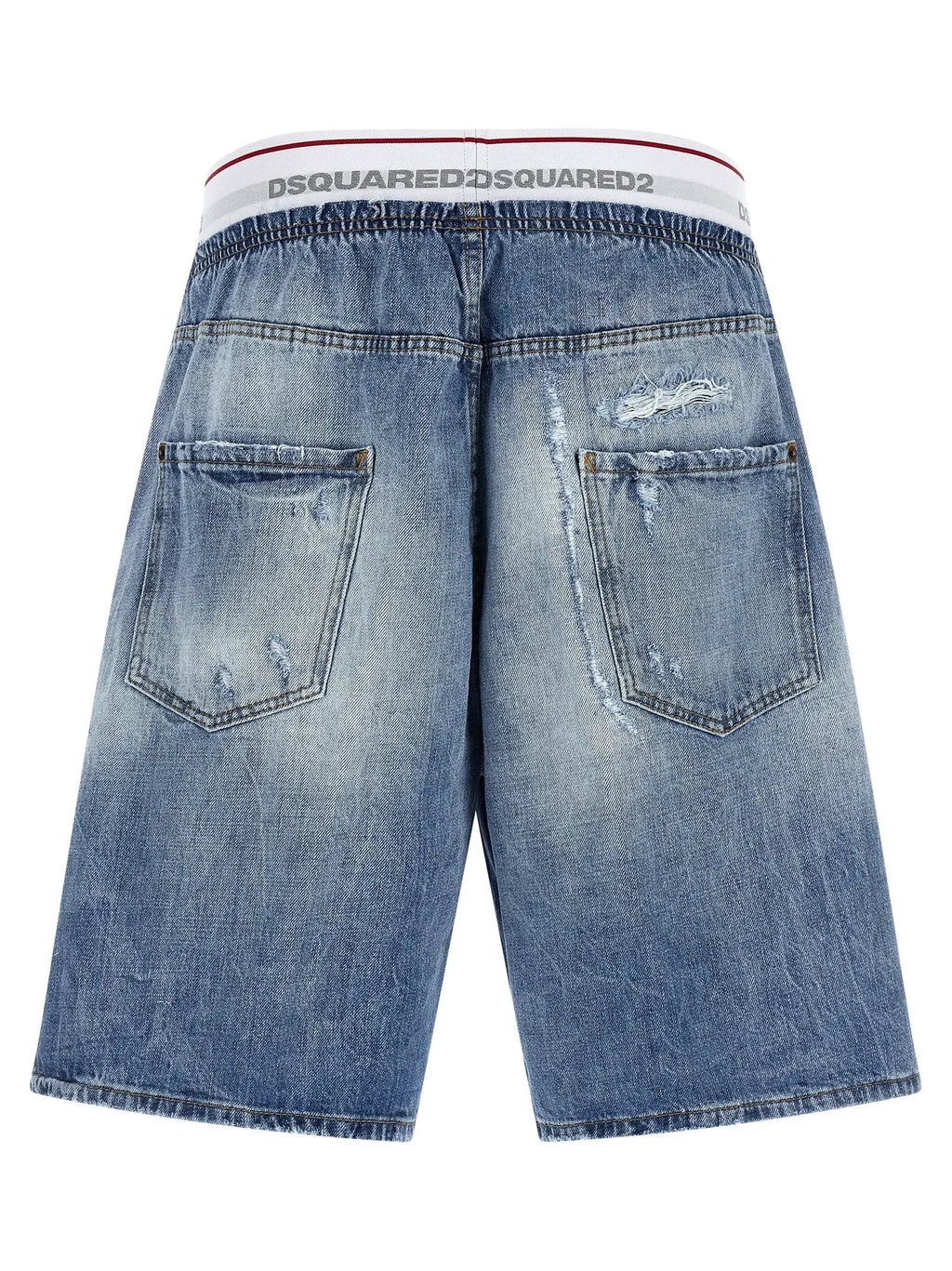 Dsquared² Blue Cotton Bermuda Shorts
