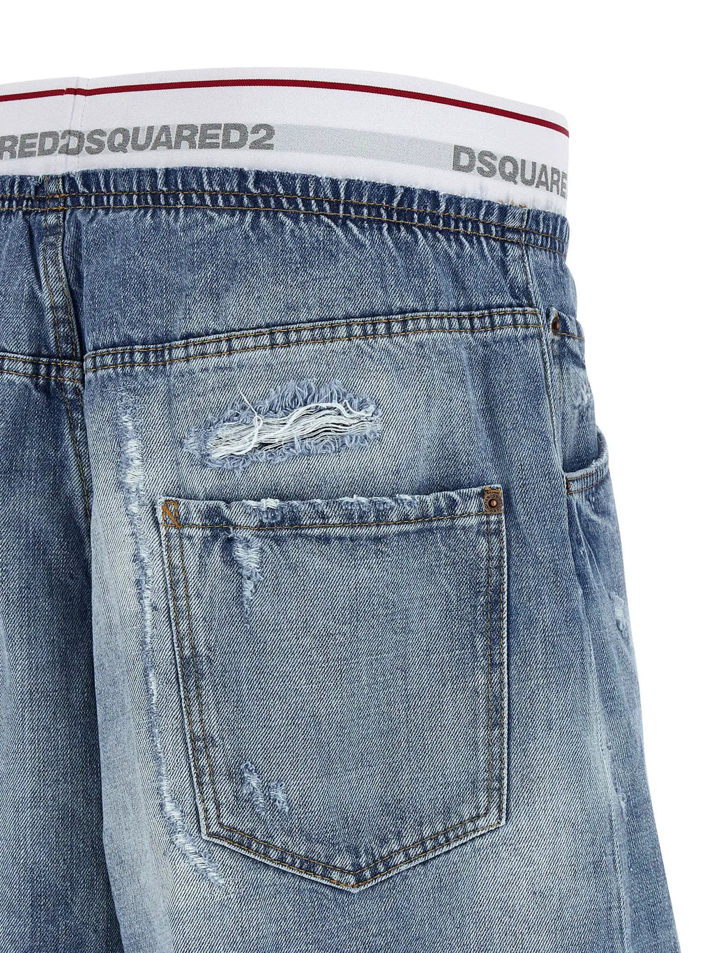 Dsquared² Blue Cotton Bermuda Shorts