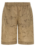 LAMINAR Beige Polyamide Bermuda Shorts